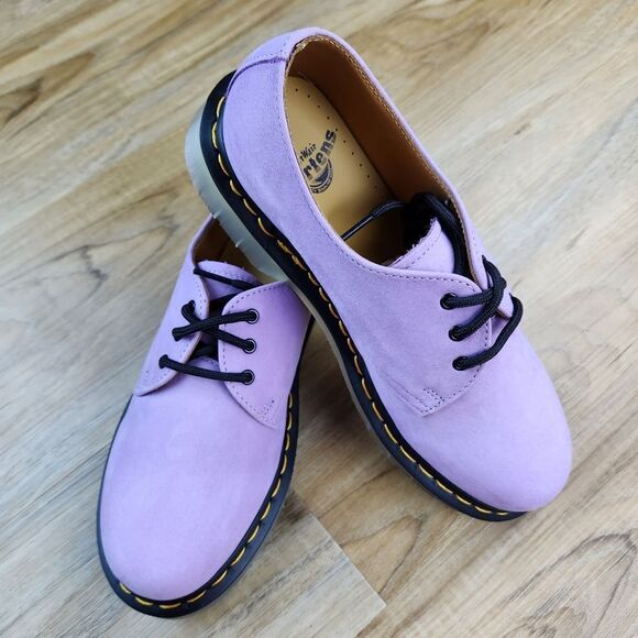 🩵NIB Dr. Martens Iced II Lilac Buttersoft Suede 1461 Oxfords Size 11 - Picture 3 of 14
